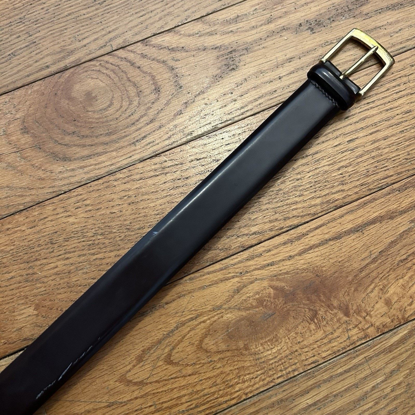 Trafalgar Genuine Italian Leather Handcrafted Dark Brown Belt 38 Size 38 - 1 Thumbnail