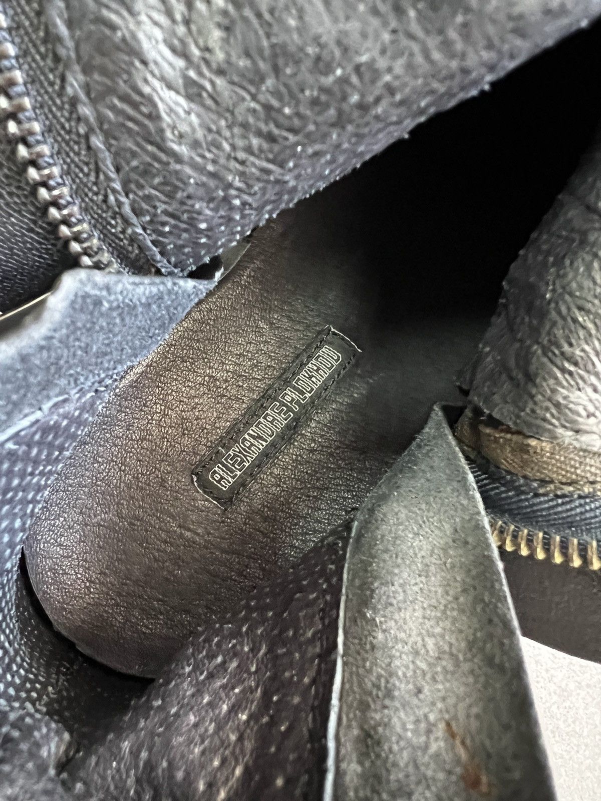 Alexandre Plokhov Rick Owens type leather artisanal zip boots Size US 10 / EU 43 - 14 Thumbnail