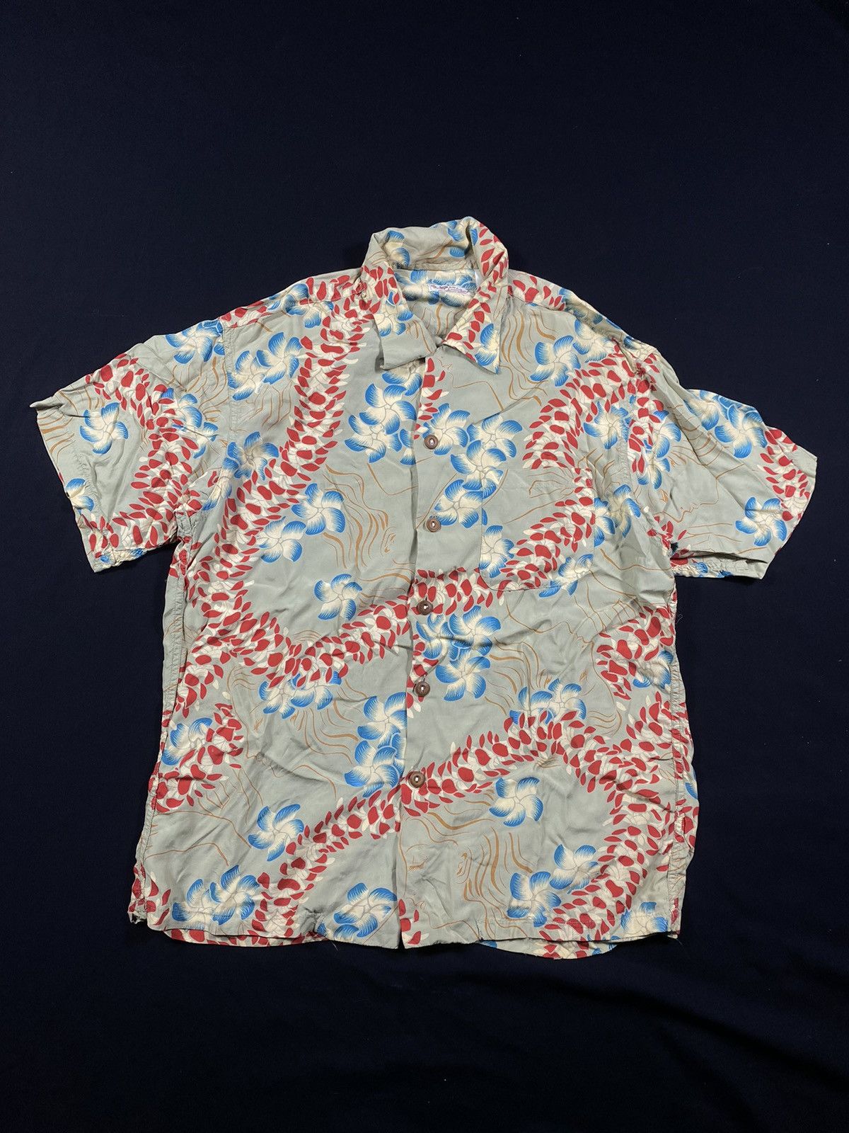 Sun Surf × Vintage Vintage Sun Surf Rayon Flower Hawaiian Shirt Size US M / EU 48-50 / 2 - 2 Thumbnail