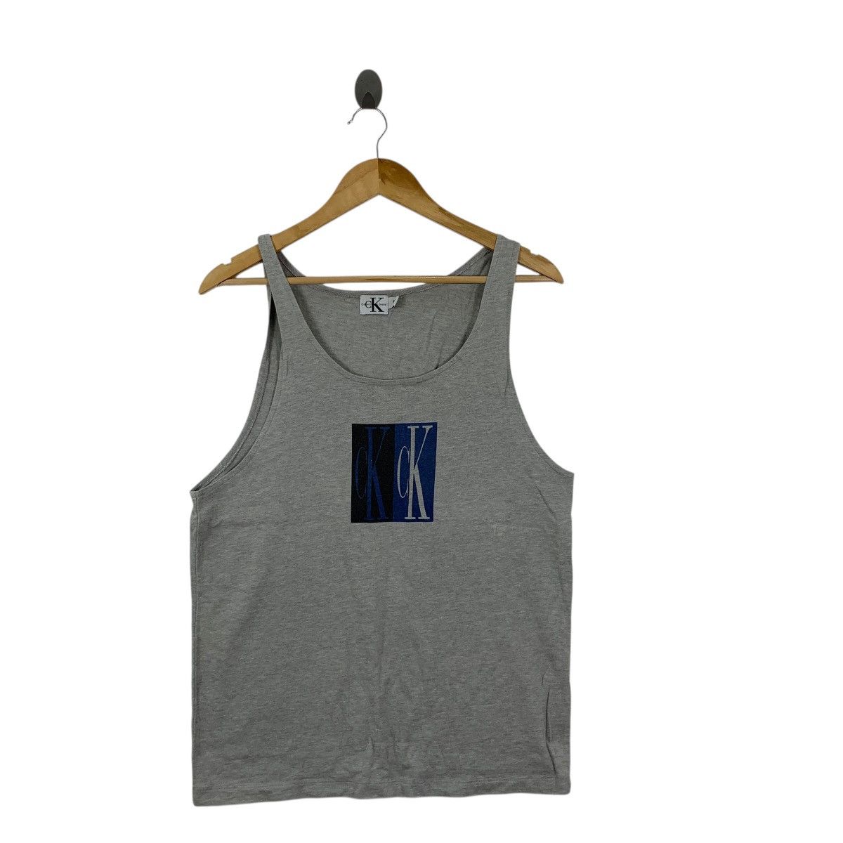 Calvin Klein Vintage CALVIN KLEIN CK New York Box Logo Tank Top Tee Size M / US 6-8 / IT 42-44 - 3 Thumbnail