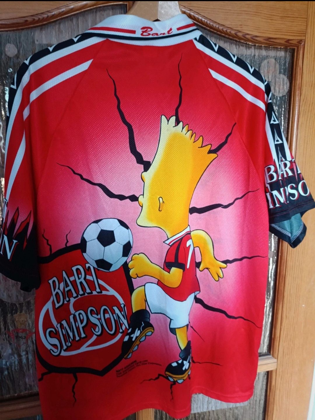The Simpsons The Simpsons Vintage 1999 Bart Simpson Soccer Sports Jersey Size US M / EU 48-50 / 2 - 2 Thumbnail