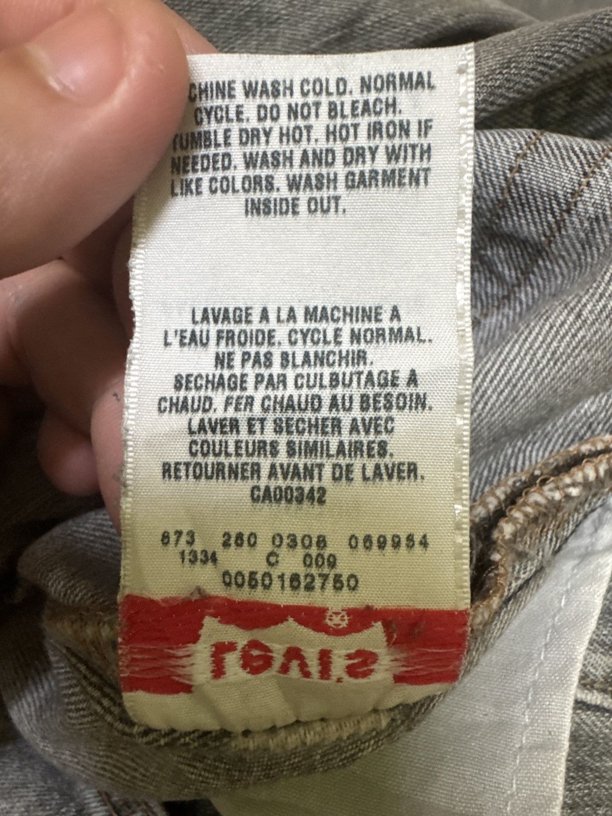 Levi's Vintage Levi's 501 Distressed Thrashed Mud Wash Denim Jeans Size US 32 / EU 48 - 17 Thumbnail