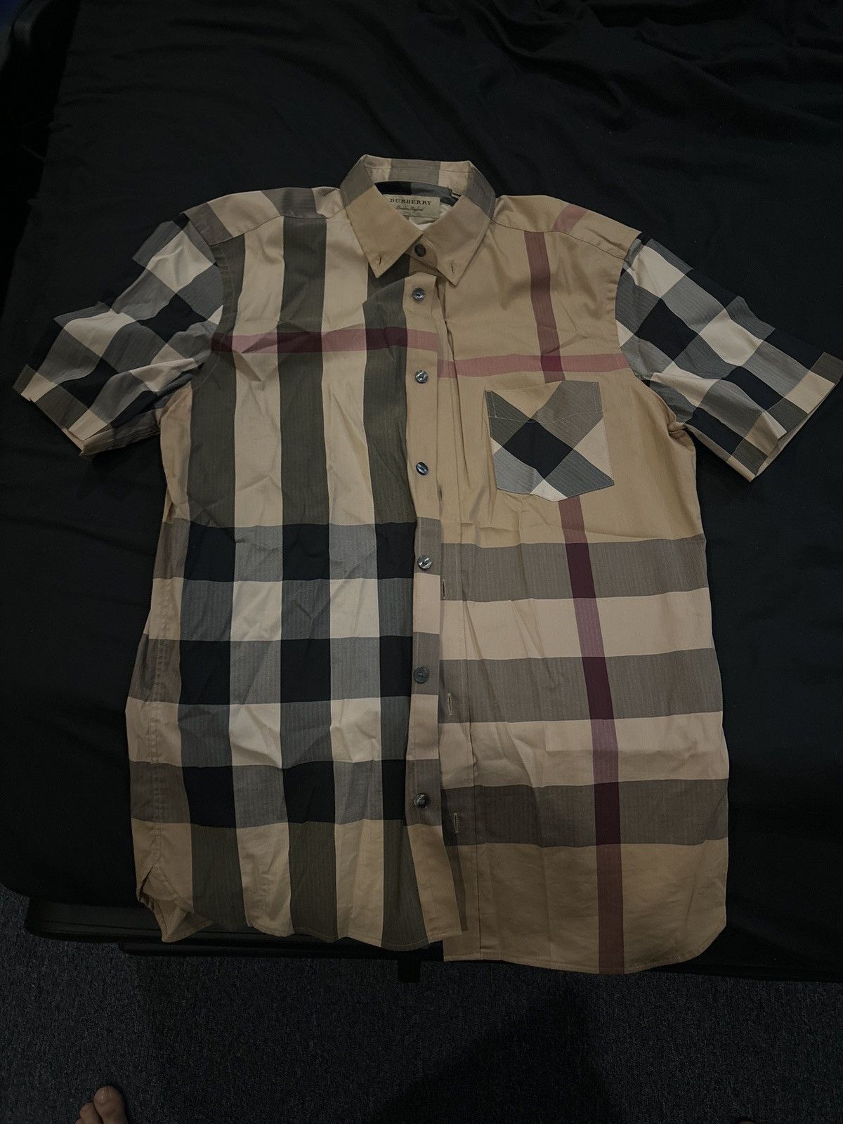 Burberry Burberry button up short sleeve Size US M / EU 48-50 / 2 - 1 Thumbnail