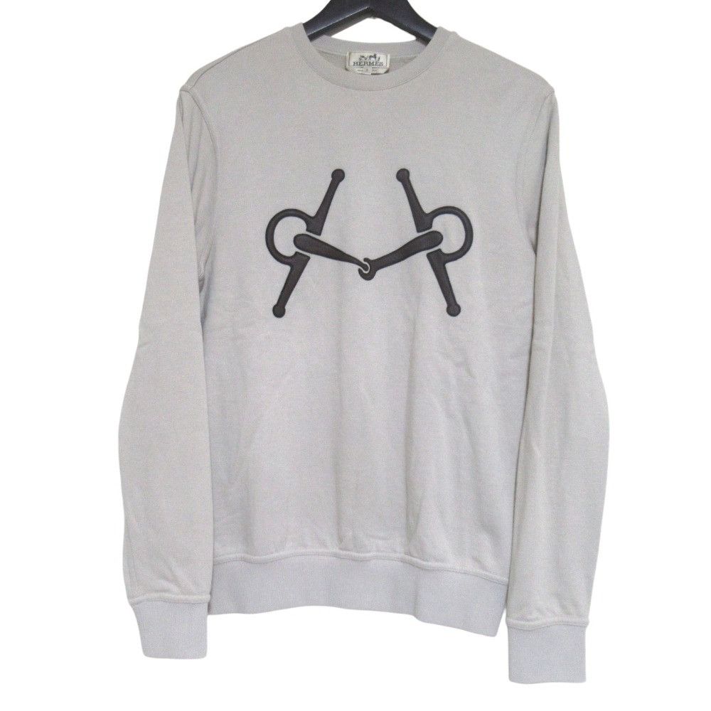 Hermes Hermes Hermes Horsebit Leather Sweatshirt Textile Sweatshirts & Hoodies DUTY FREE for USA Size ONE SIZE - 1 Thumbnail