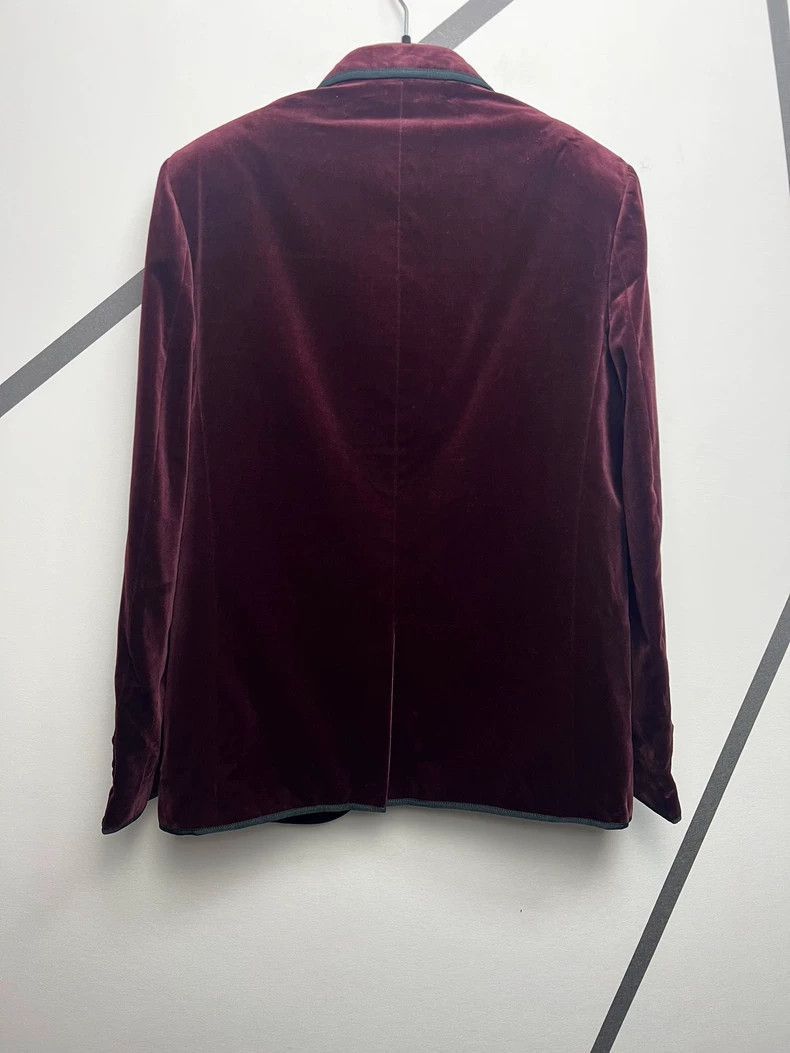 Other Saint Laurent Burgundy Velvet Blazer Jacket-2507 Size US L / EU 52-54 / 3 - 2 Thumbnail