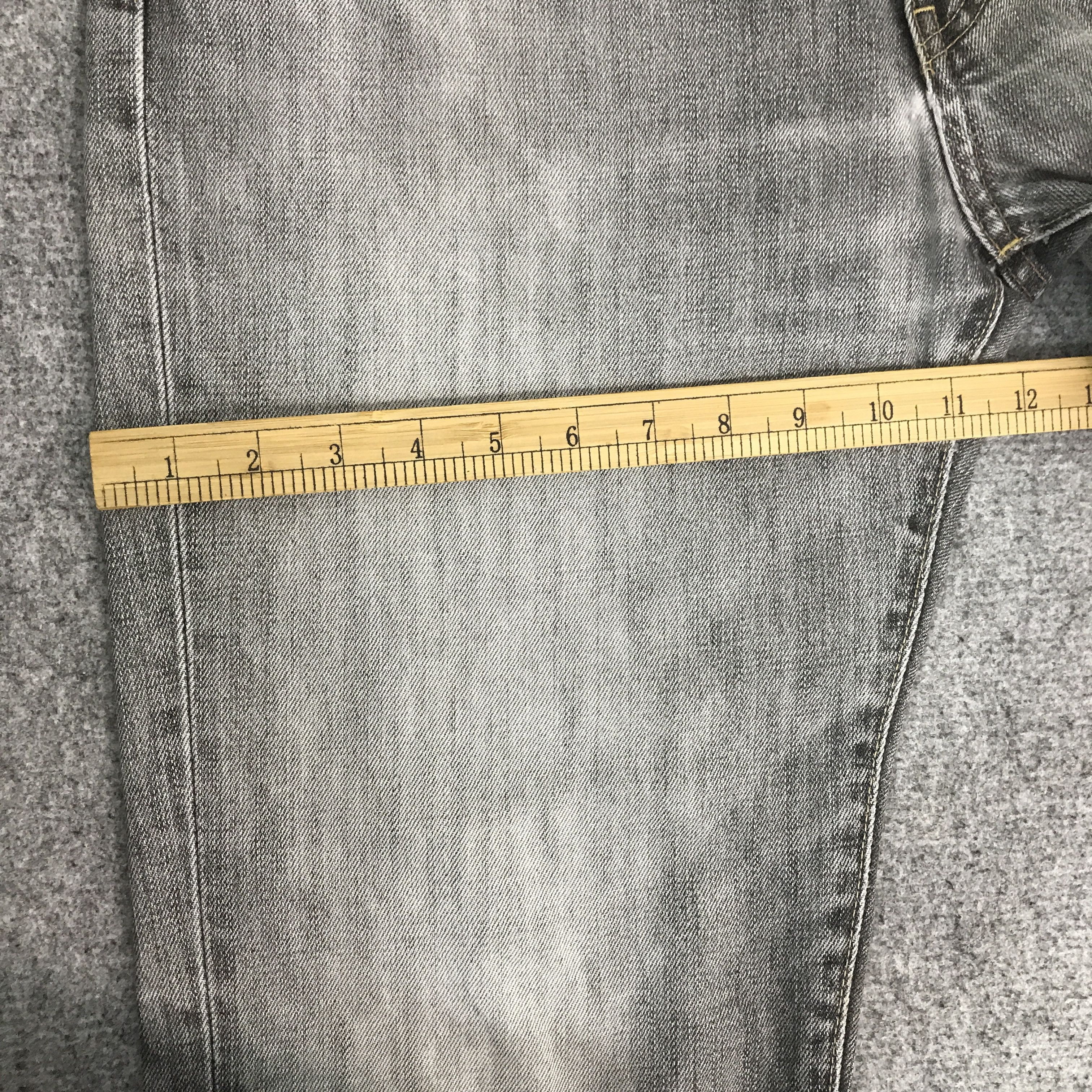 Japanese Brand Flared uniqlo japan Bootcut Denim black pants K54B18 Size US 35 - 9 Thumbnail