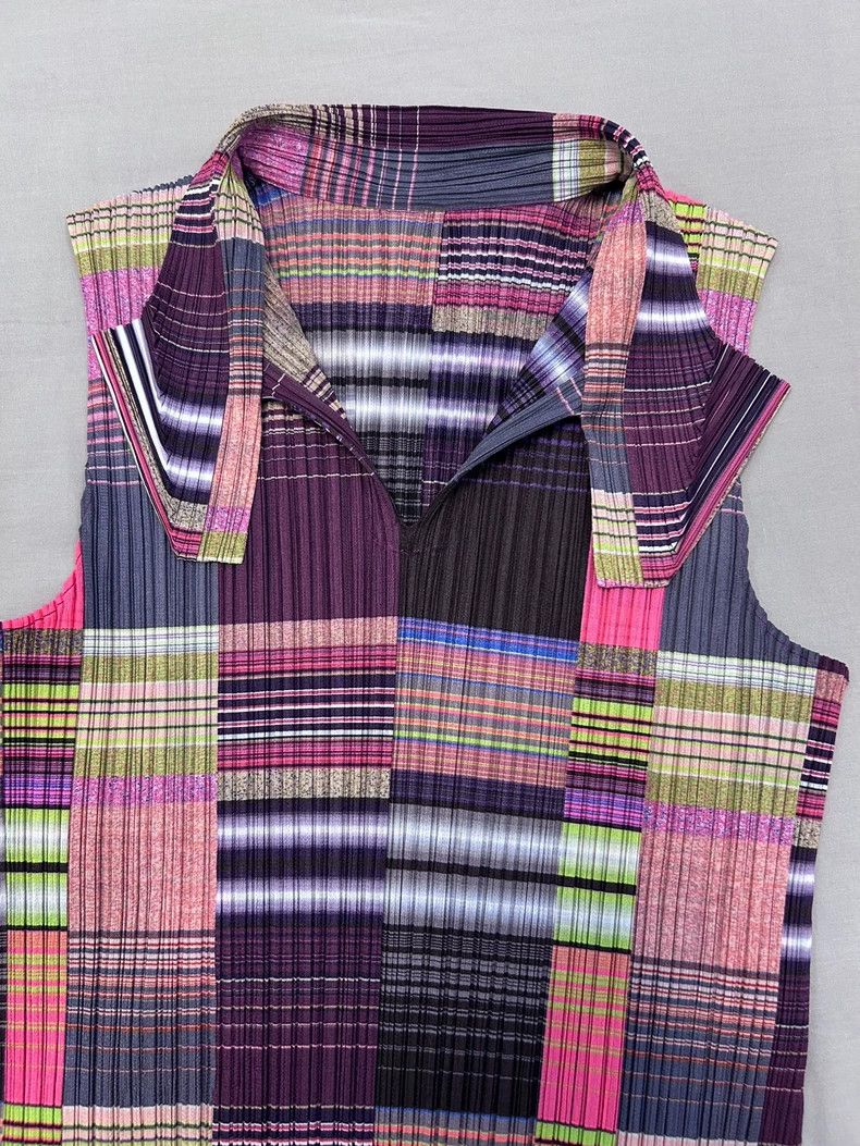 Issey Miyake issey miyake size:4 Mosaic vest top Size XXS / US 00 / IT 34 - 3 Thumbnail