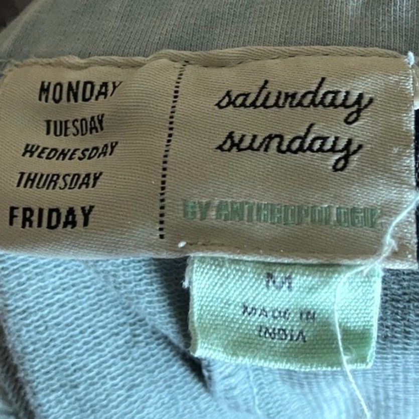 Anthropologie Anthropologie Saturday Sunday Womens Pants Blue Belted Tie Waist Joggers M Size 24" / US 00 / IT 34 - 4 Thumbnail