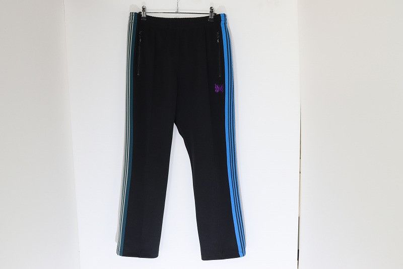 image of Needles Jogger Track Pants Elastic Waistline Sideline Black, Men's (Size 28)