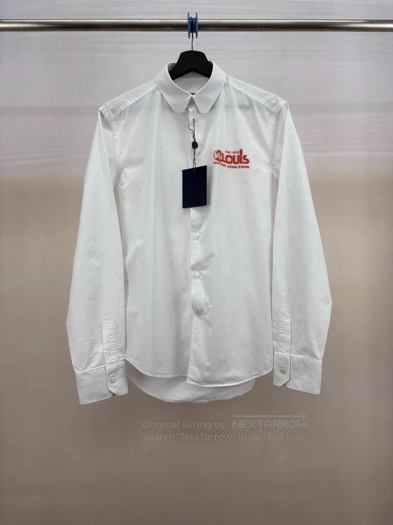 Louis Vuitton Louis Vuitton 1854 Portrait logo white shirt Size US S / EU 44-46 / 1 - 1 Thumbnail