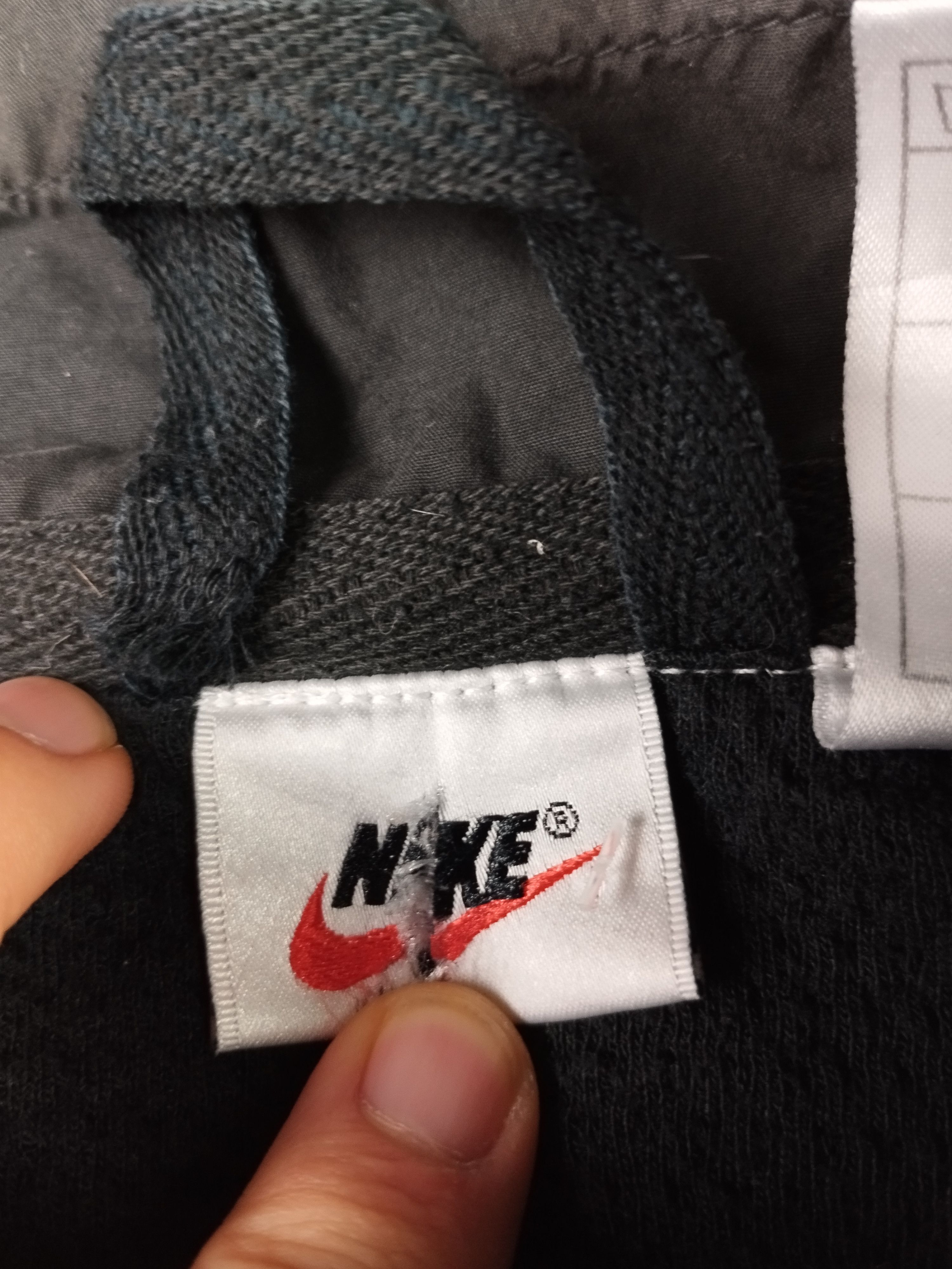 Jordan Brand × Nike × Vintage vintage nike jordan tack jacket black grey centerlogo Size US XL / EU 56 / 4 - 10 Thumbnail