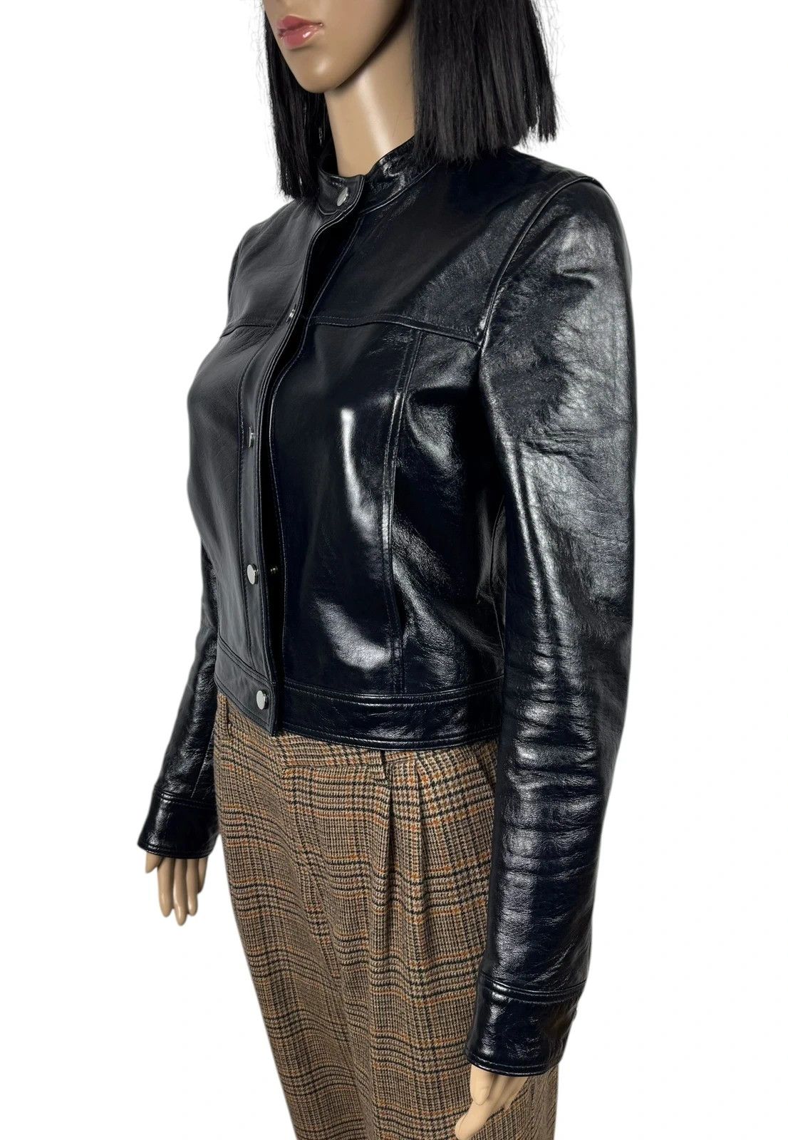 Theory Theory Lamb Leather Mod Bomber size S Size S / US 4 / IT 40 - 4 Thumbnail