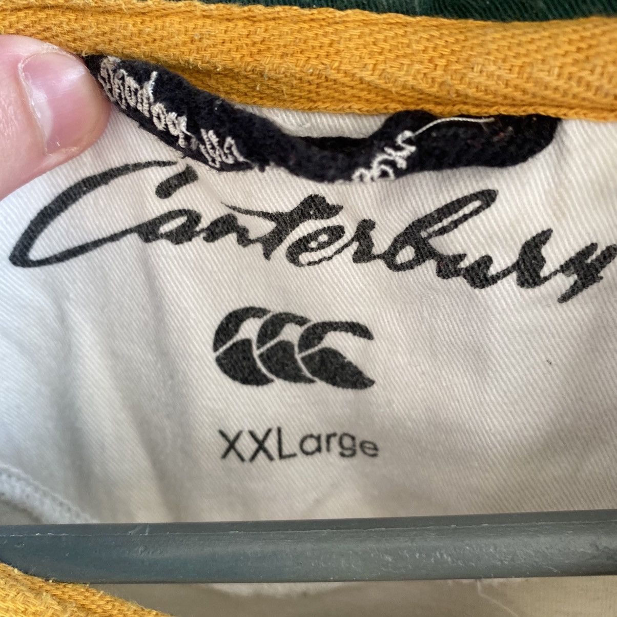 Canterbury of New Zealand Vintage Canterbury South Africa big logo 90’s rugby polo Size US XXL / EU 58 / 5 - 6 Thumbnail