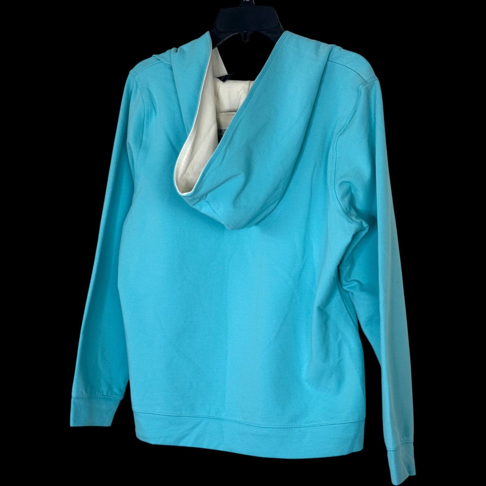 Liz Claiborne Liz Claiborne Hoodie XL Blue Long Sleeve Drawstring Pullover Size XL / US 12-14 / IT 48-50 - 8 Thumbnail
