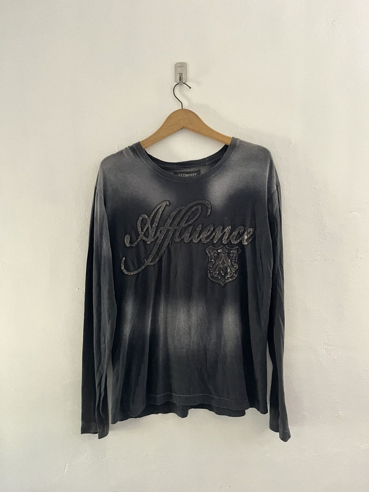 Affliction Affluence punk washed longsleeve tshirt Size US L / EU 52-54 / 3 - 1 Thumbnail