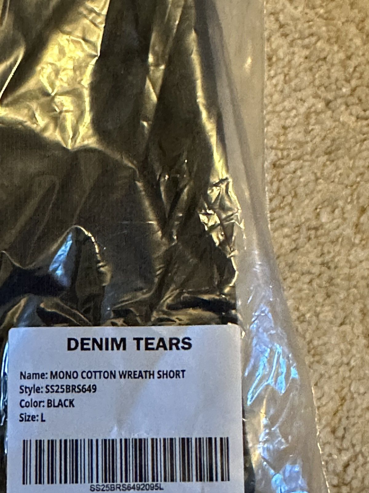 DENIM TEARS Denim Tears Mono Cotton Wreath Sweat Shorts Size US 34 / EU 50 - 8 Thumbnail