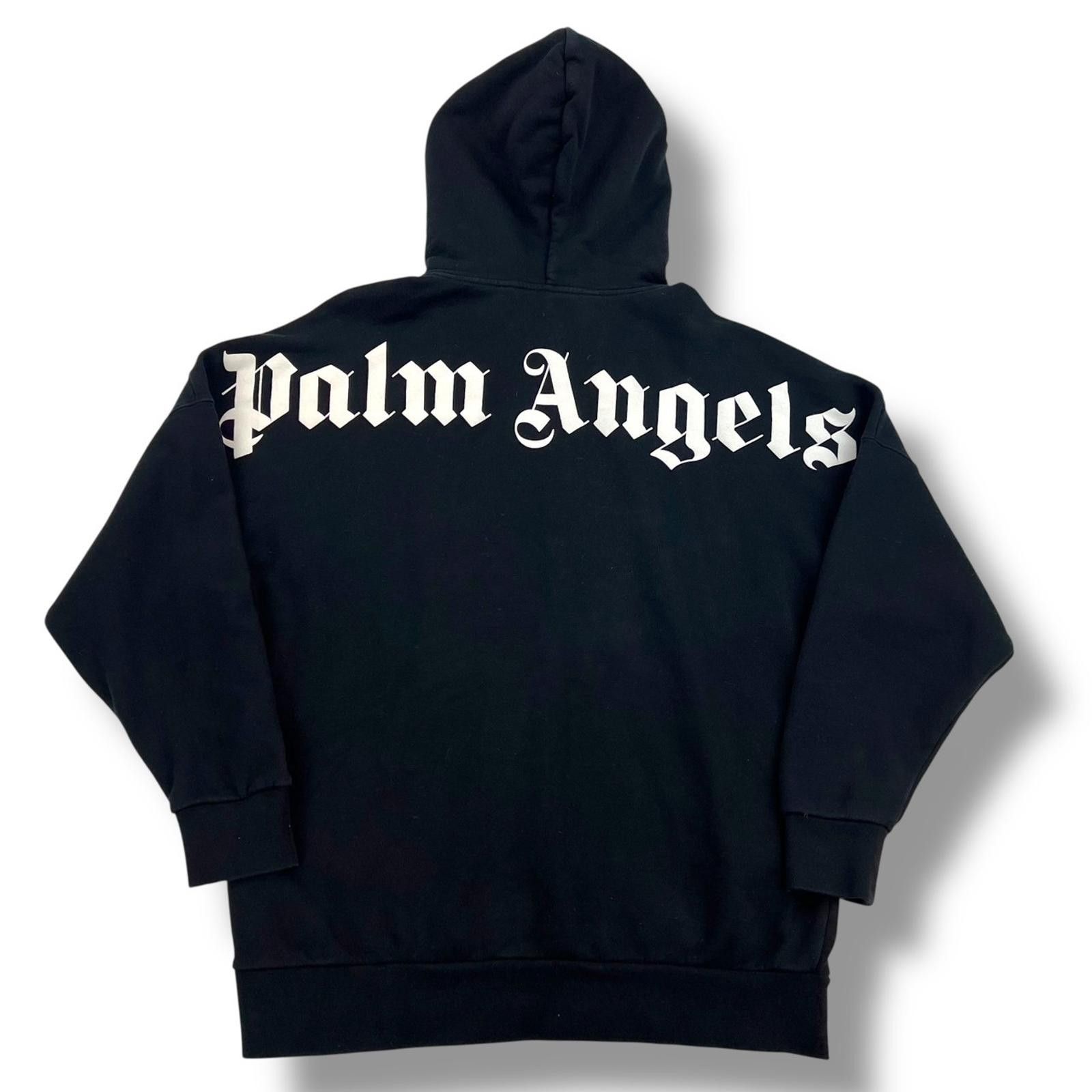 Palm Angels Palm Angels Black Spellout Hoodie Size US L / EU 52-54 / 3 - 2 Thumbnail