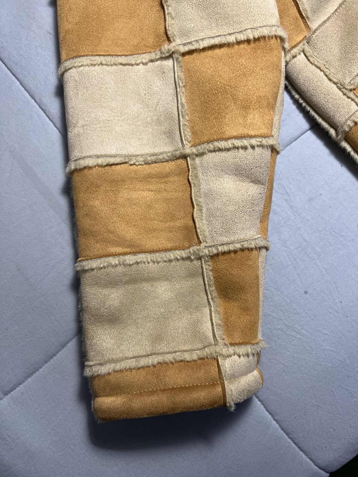 Supreme Supreme Faux Suede Patchwork Hooded Jacket Size US S / EU 44-46 / 1 - 8 Thumbnail