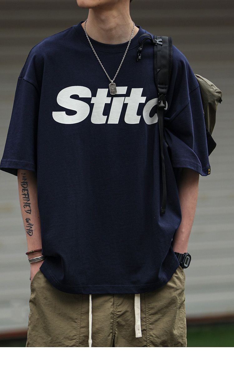 Japanese Brand Letter Print STITC Shirt Size US S / EU 44-46 / 1 - 1 Thumbnail
