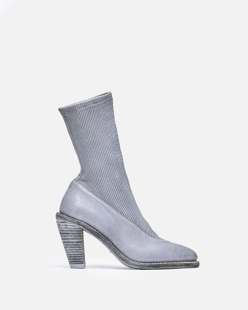 Guidi o1s1v1r1oon0825 Mn06e Kangaroo Leather High Heel in Grey Size US 7 / IT 37 - 1 Thumbnail