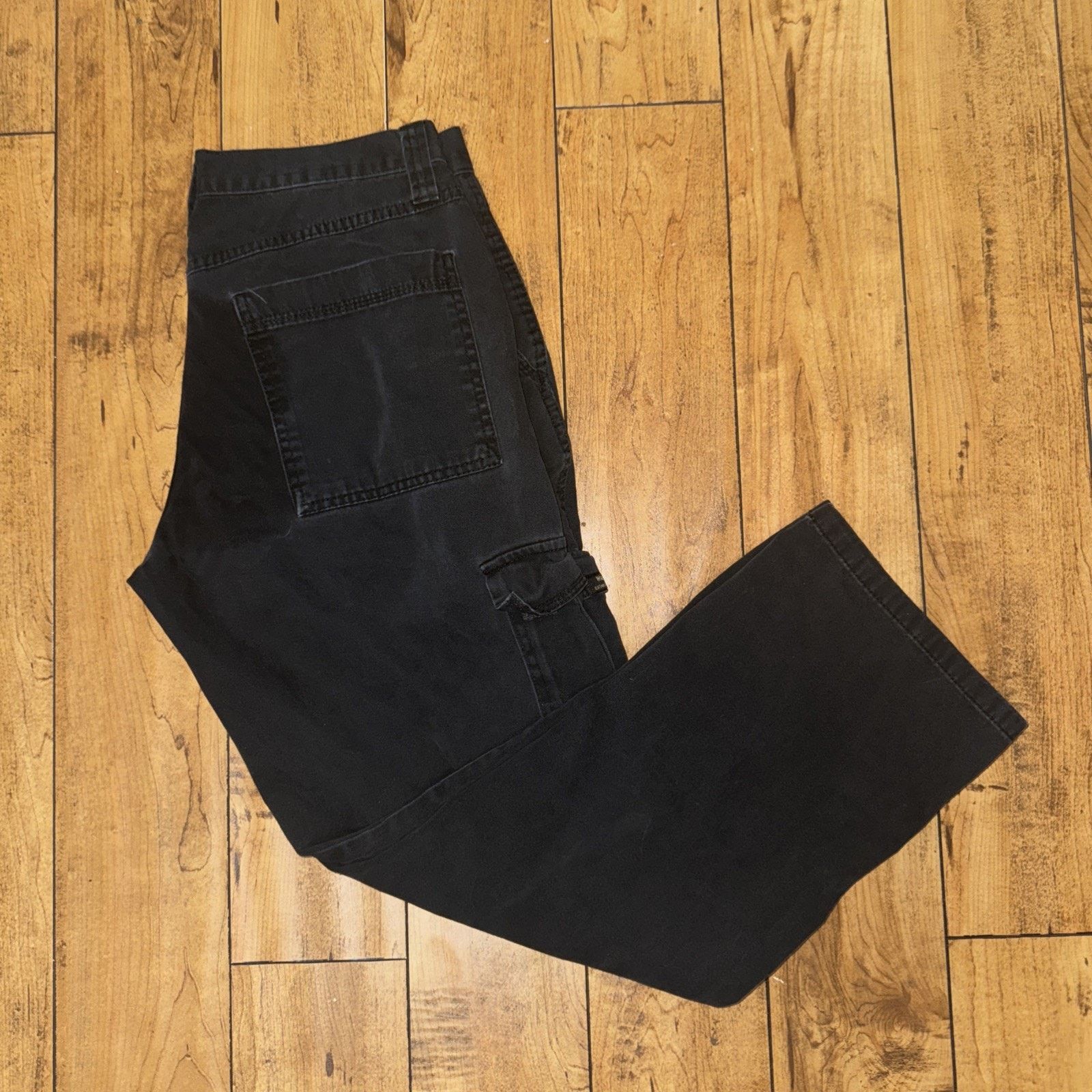Vintage × Wrangler Wrangler Cargo Pants Black 30x29 Size US 30 / EU 46 - 1 Thumbnail