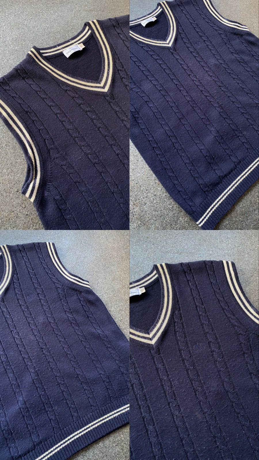 Valentino × Vintage Valentino Sweater Vest Ribbed Hem V Neck Pullover Size US M / EU 48-50 / 2 - 6 Thumbnail