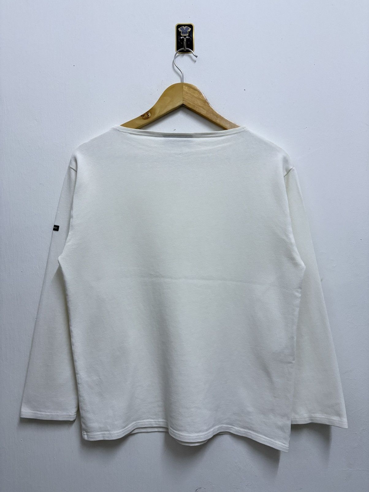 Saint James 2000's Saint James Minquiers White L/S T-Shirt Size US M / EU 48-50 / 2 - 2 Thumbnail