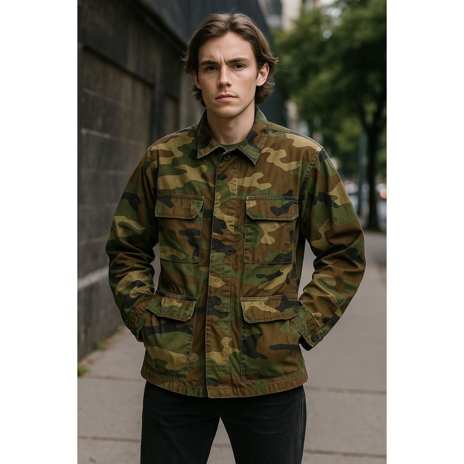 Other Vintage Military Woodland Camo Field Jacket U.S. Army BDU S Size US S / EU 44-46 / 1 - 1 Thumbnail