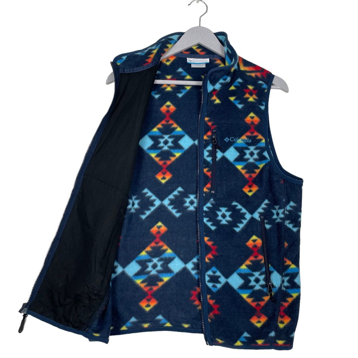 Japanese Brand × Native 💥NATIVE COLUMBIA MICRO FLEECE ZIPPER VEST Size US M / EU 48-50 / 2 - 8 Thumbnail