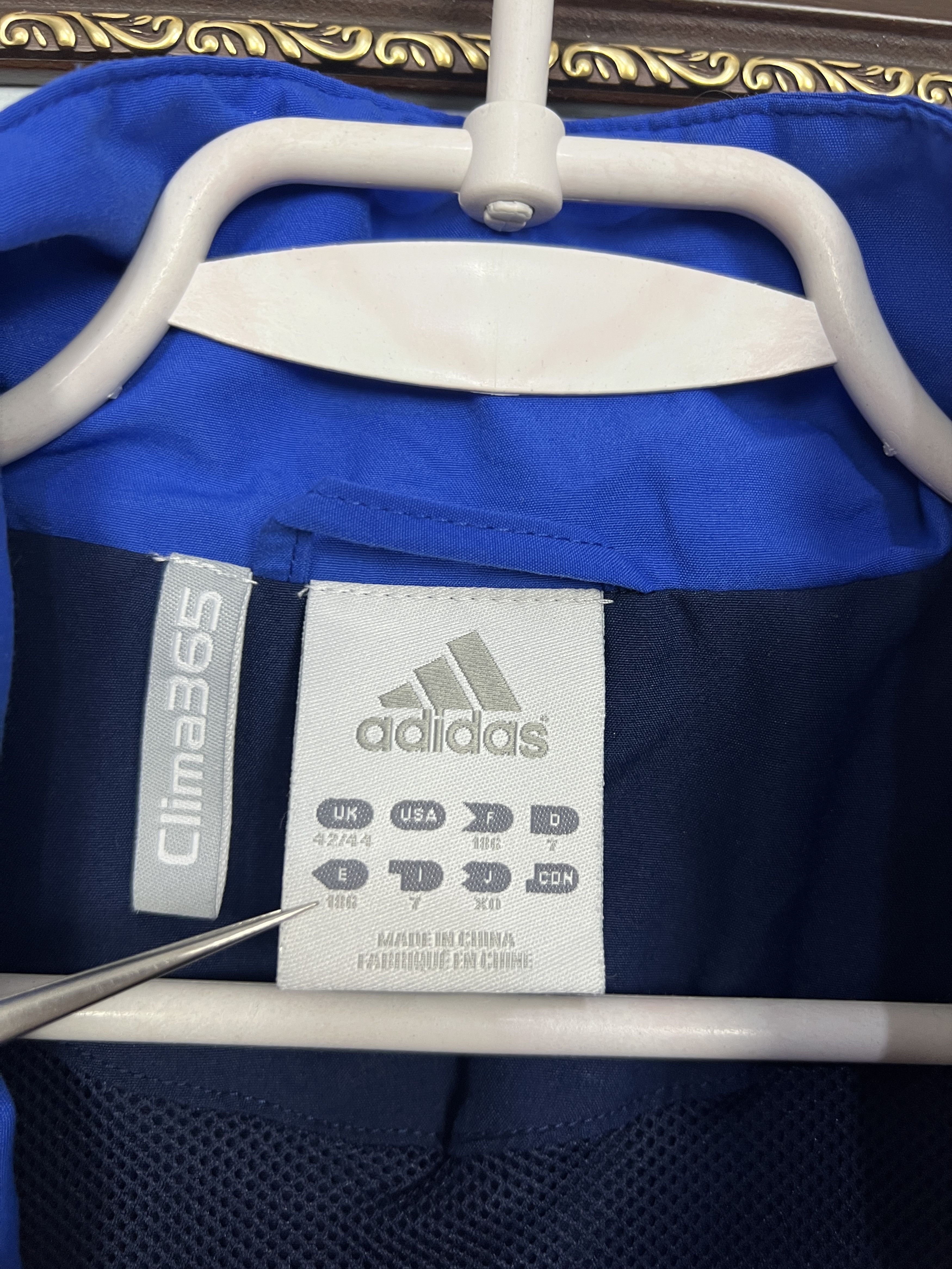 Adidas Vintage Chelsea Football Train Jacket Soccer Track Top Size US L / EU 52-54 / 3 - 8 Thumbnail