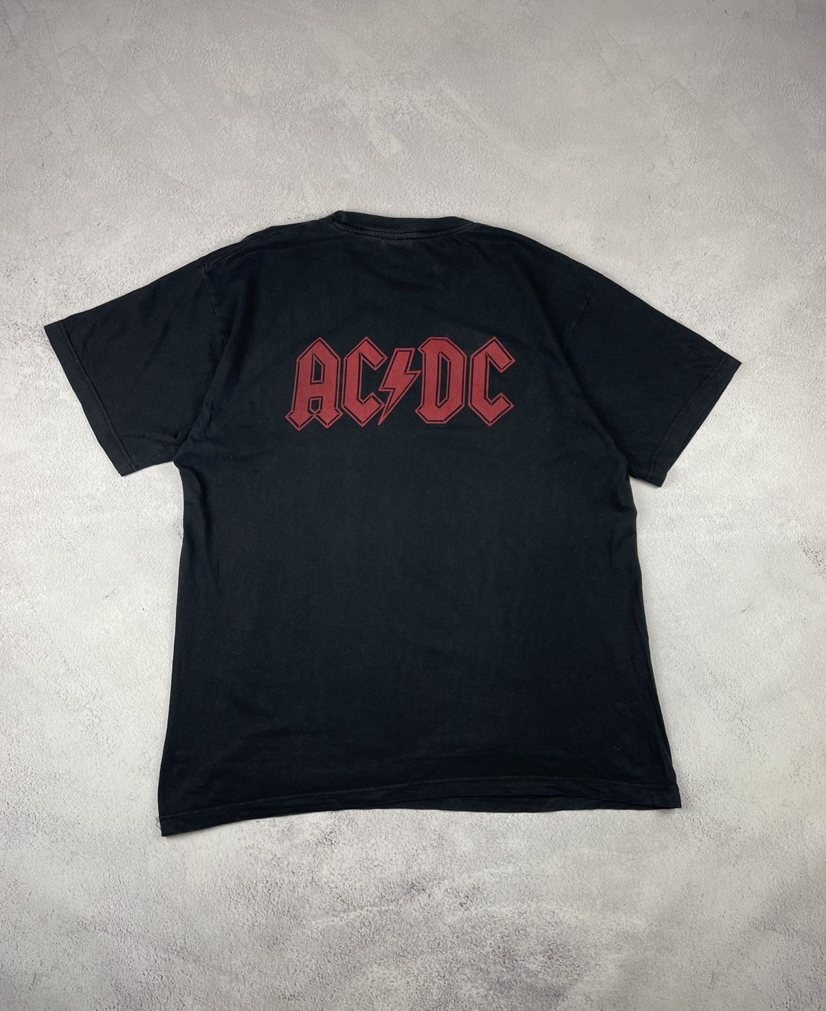 AC/DC Vintage Rare AC/DC Angus Young T-Shirt Top Tag Rock Band Size US XXL / EU 58 / 5 - 10 Thumbnail
