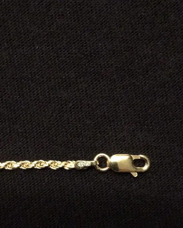 Other Gold Chain Rope Chain 22in 2mm 925 Italy Size ONE SIZE - 8 Thumbnail