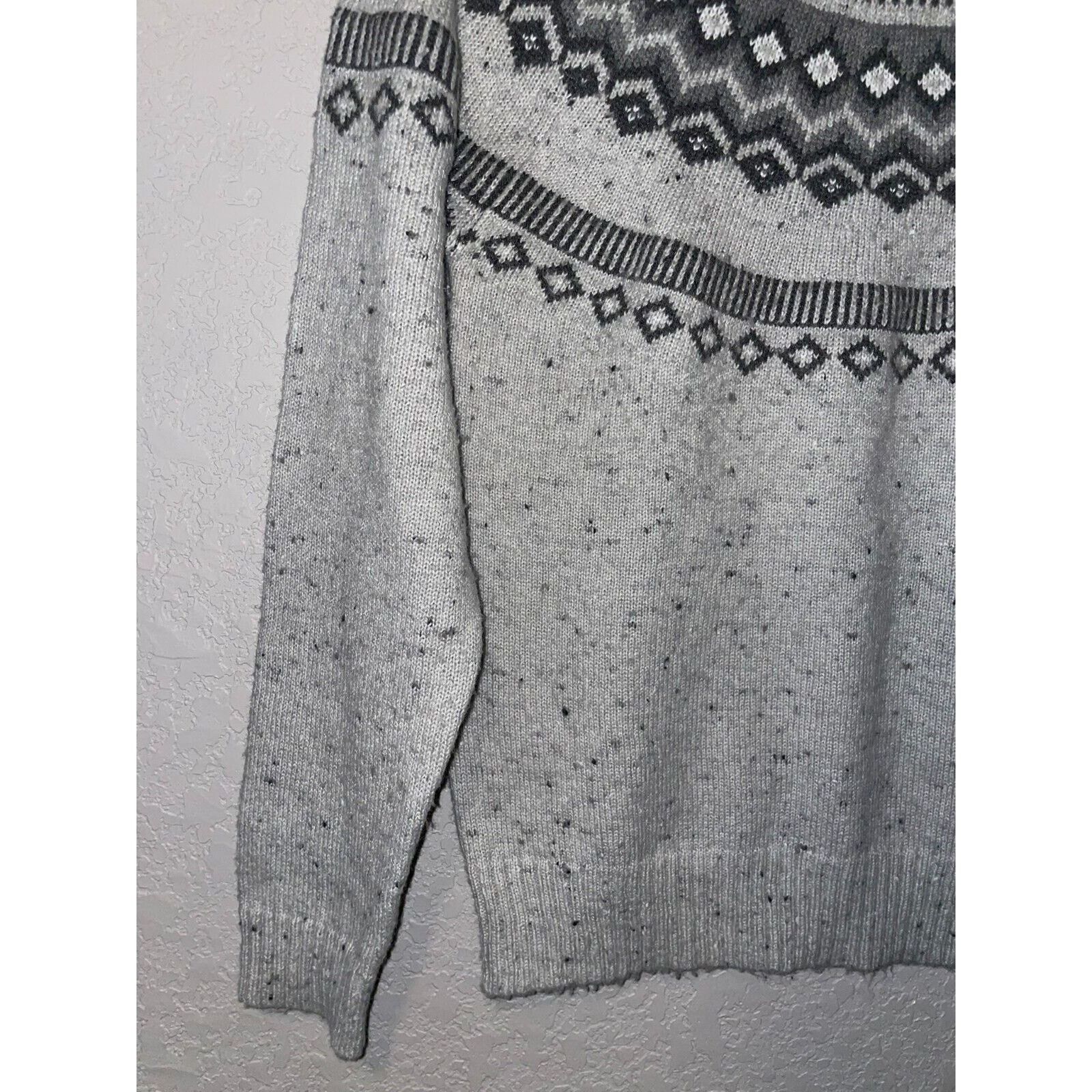 Vintage Women's Original Weatherproof Vintage Sweater Gray Outerwear Size XS / US 0-2 / IT 36-38 - 5 Thumbnail