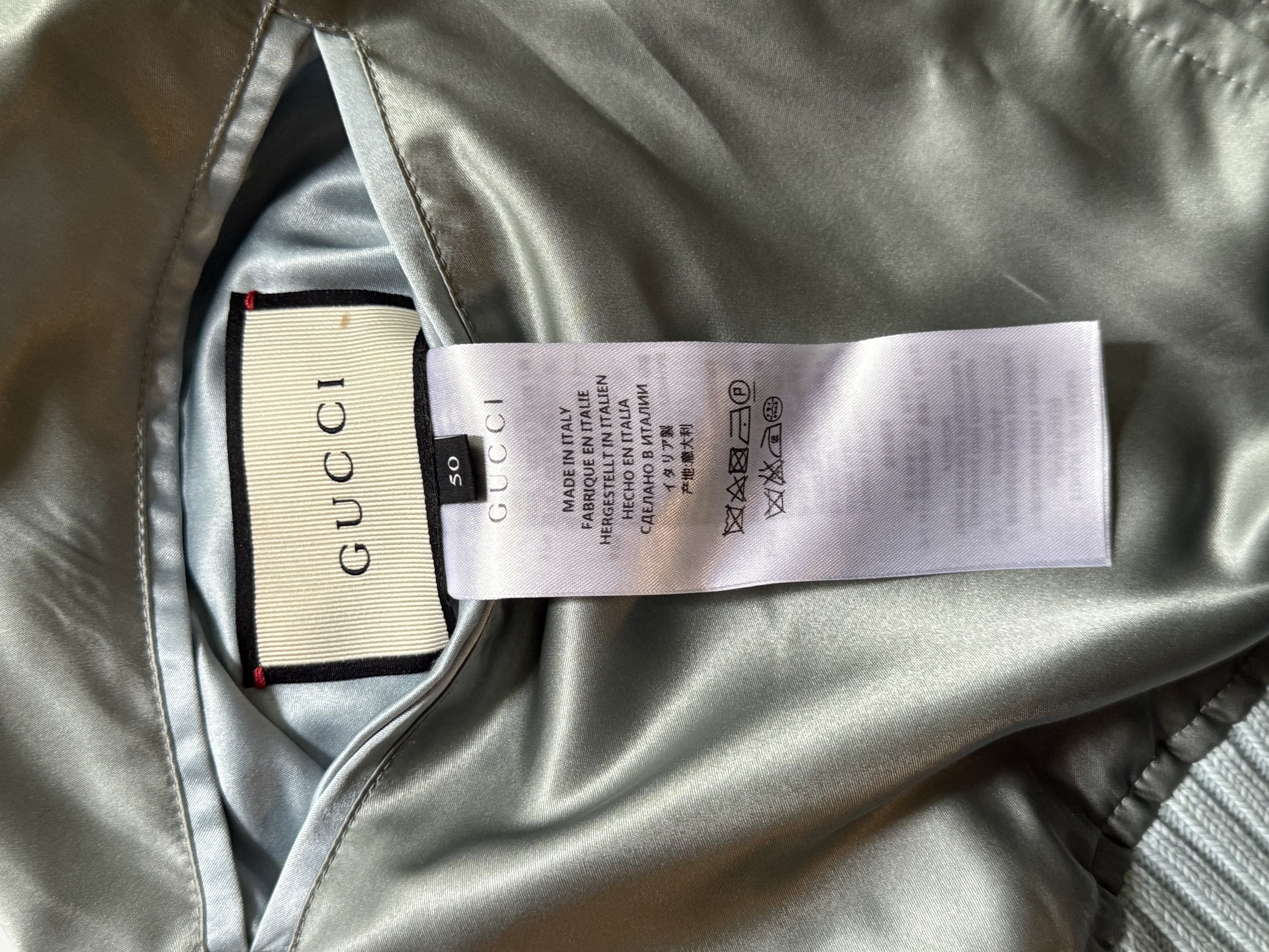 Gucci GUCCI SATIN REVERSIBLE BOMBER JACKET Size XL / US 12-14 / IT 48-50 - 9 Thumbnail