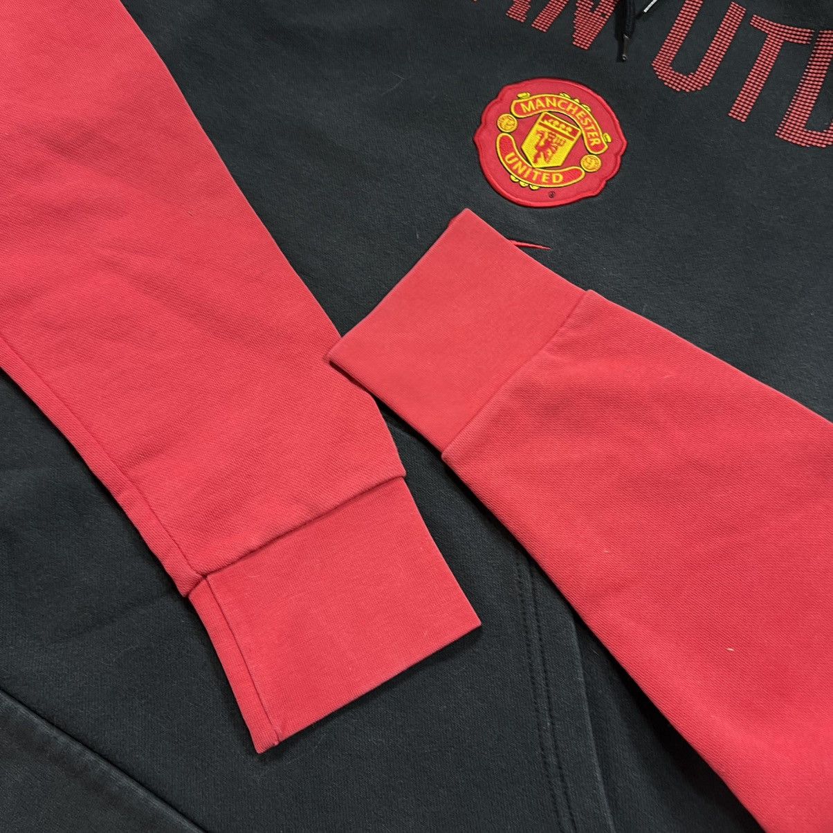 Nike 00s Nike Manchester United Vintage Y2K Soccer Hoodie Size US M / EU 48-50 / 2 - 7 Thumbnail