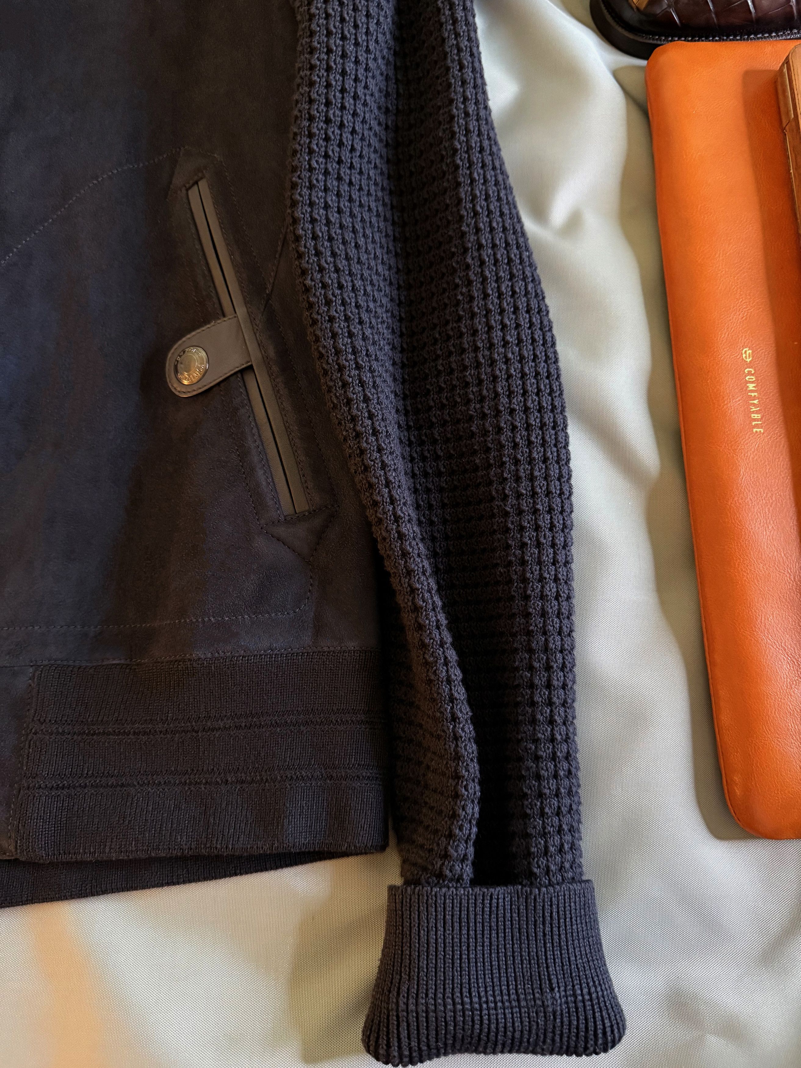 Tom Ford Ultimate TOM FORD $6,300 w/tax Suede Complex Waffle Knit Size US M / EU 48-50 / 2 - 15 Thumbnail