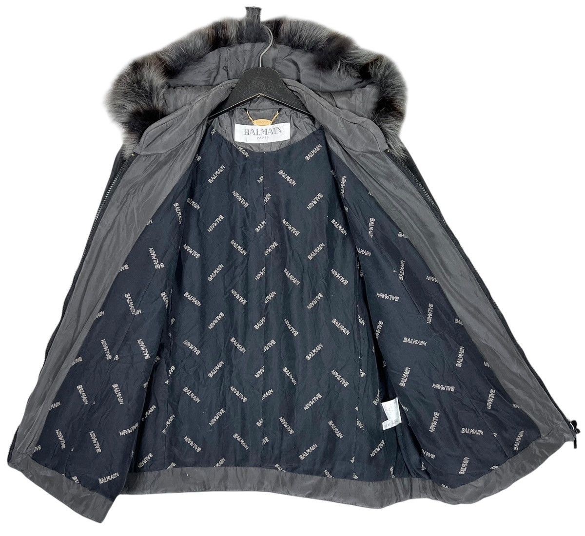 Balmain Balmain Paris Detachable Furs Hoodie Jacket Size M / US 6-8 / IT 42-44 - 7 Thumbnail