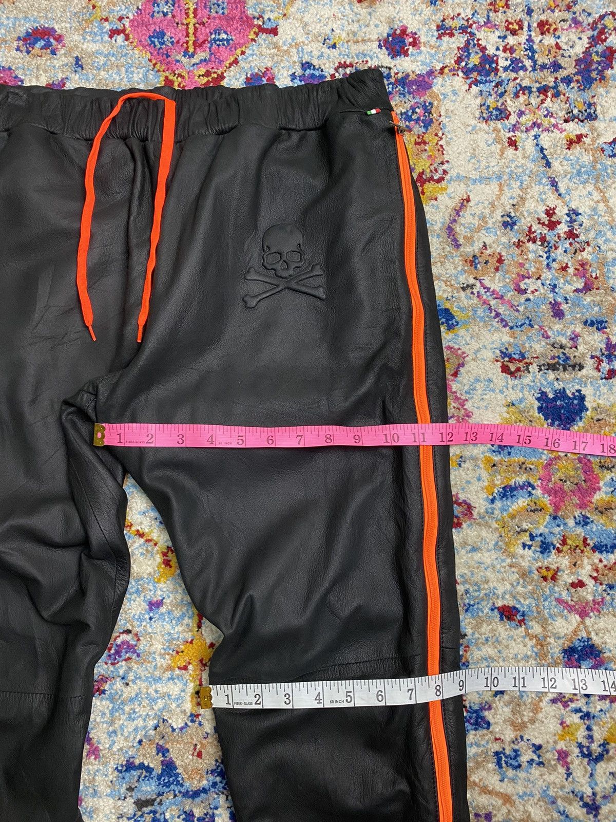 Philipp Plein Philipp Plein Mens Leather Trouser Pants Size US 32 / EU 48 - 15 Thumbnail