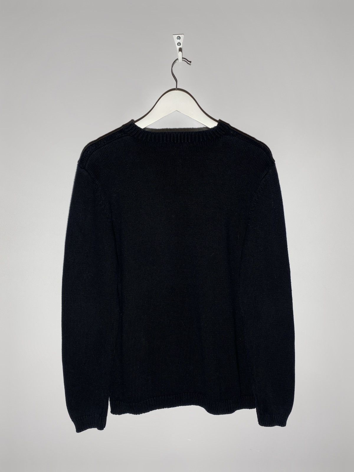 Saint Laurent Paris Saint Laurent Jeans YSL Men’s Cotton Black Sweater Size US M / EU 48-50 / 2 - 9 Thumbnail