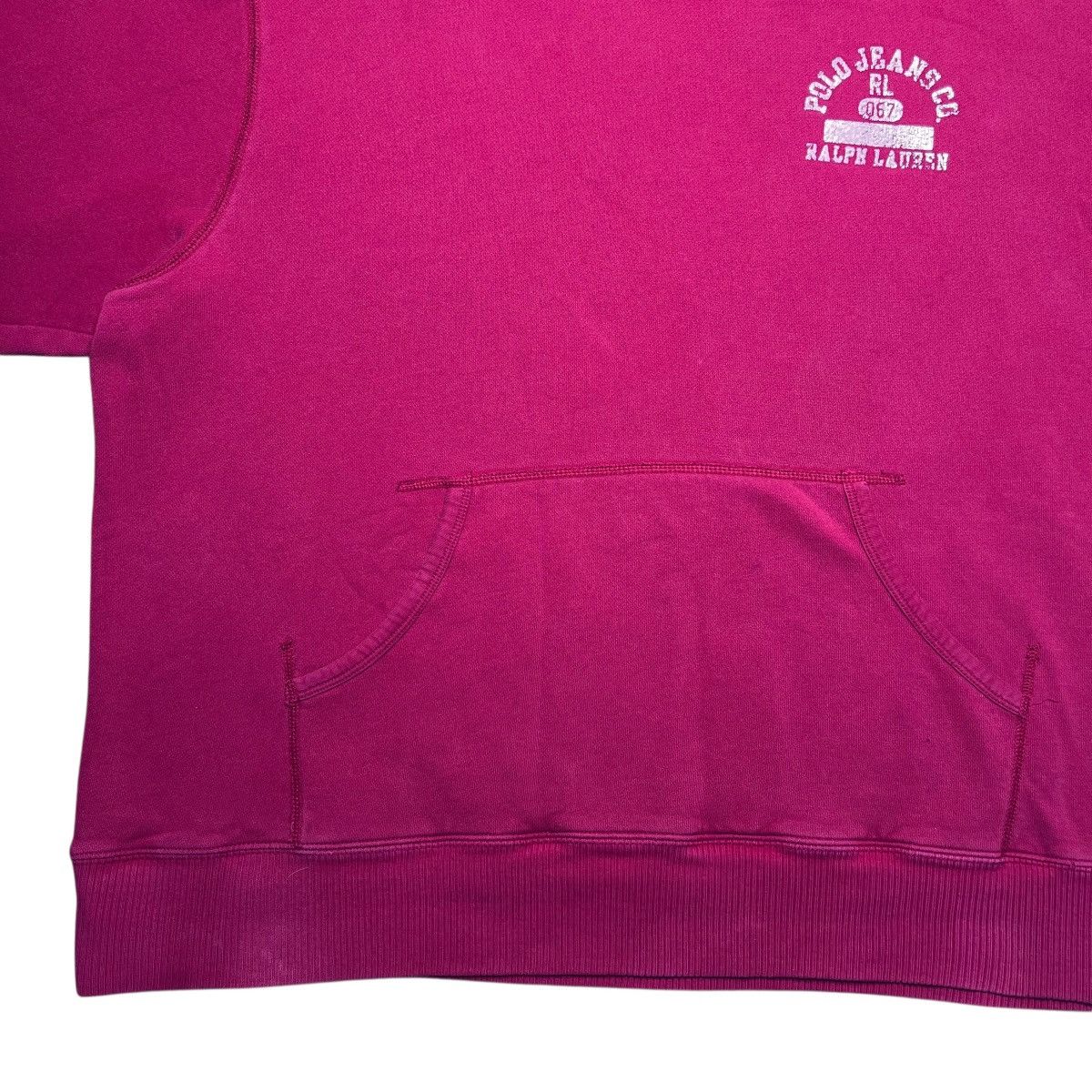 Polo Ralph Lauren Vintage 2000s Polo Jeans By Ralph Lauren Red Pullover Hoodie Size US XXL / EU 58 / 5 - 6 Thumbnail