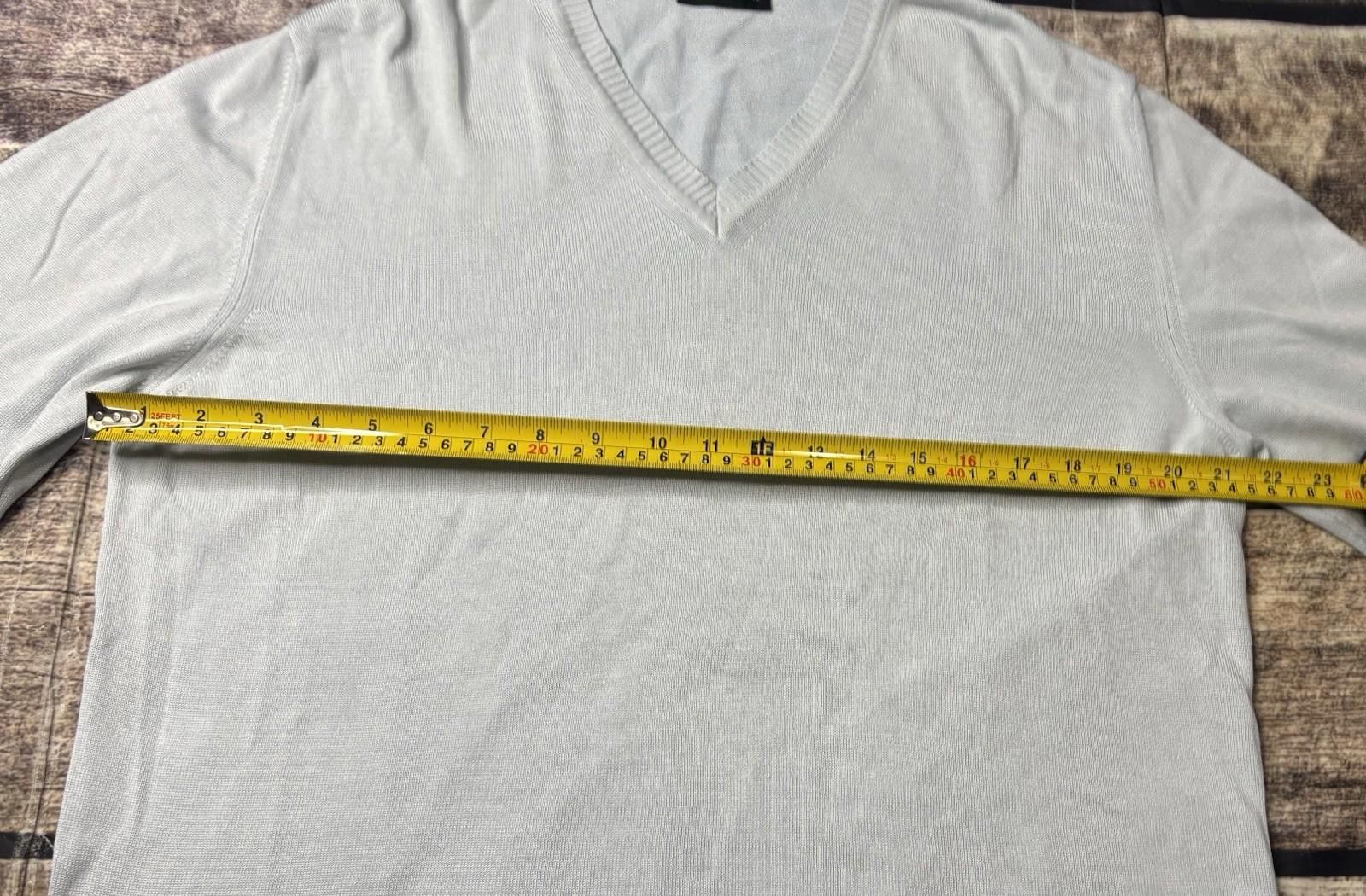 Other Franco Ziche Sweater Mens Medium Cotton Baby Blue Italy Made Size US M / EU 48-50 / 2 - 9 Thumbnail