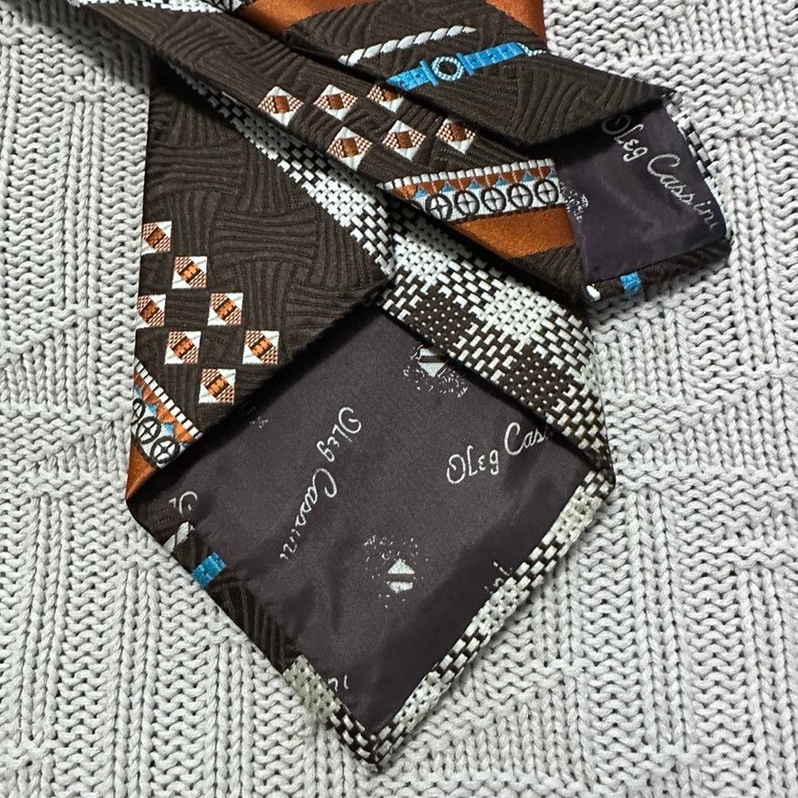 Oleg Cassini Vintage Oleg Cassini brown 70s southwestern tie Size ONE SIZE - 3 Thumbnail