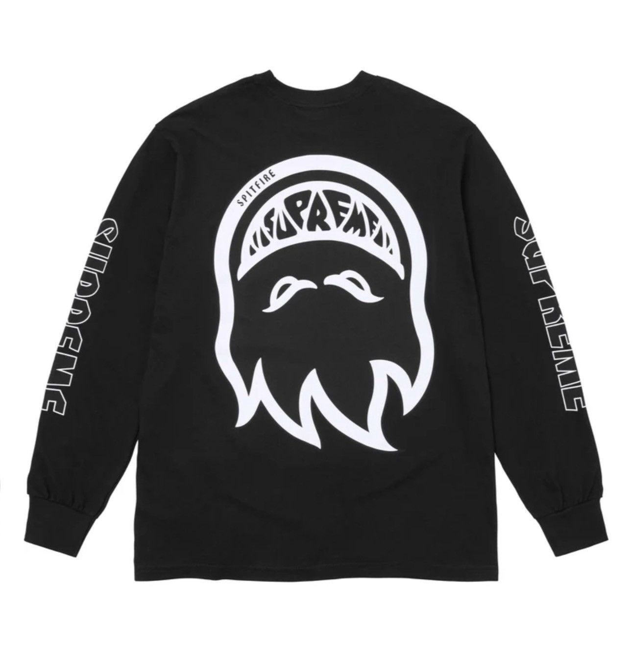 Supreme Supreme Reflective L/S Tee Top Purple Size: Extra Large 