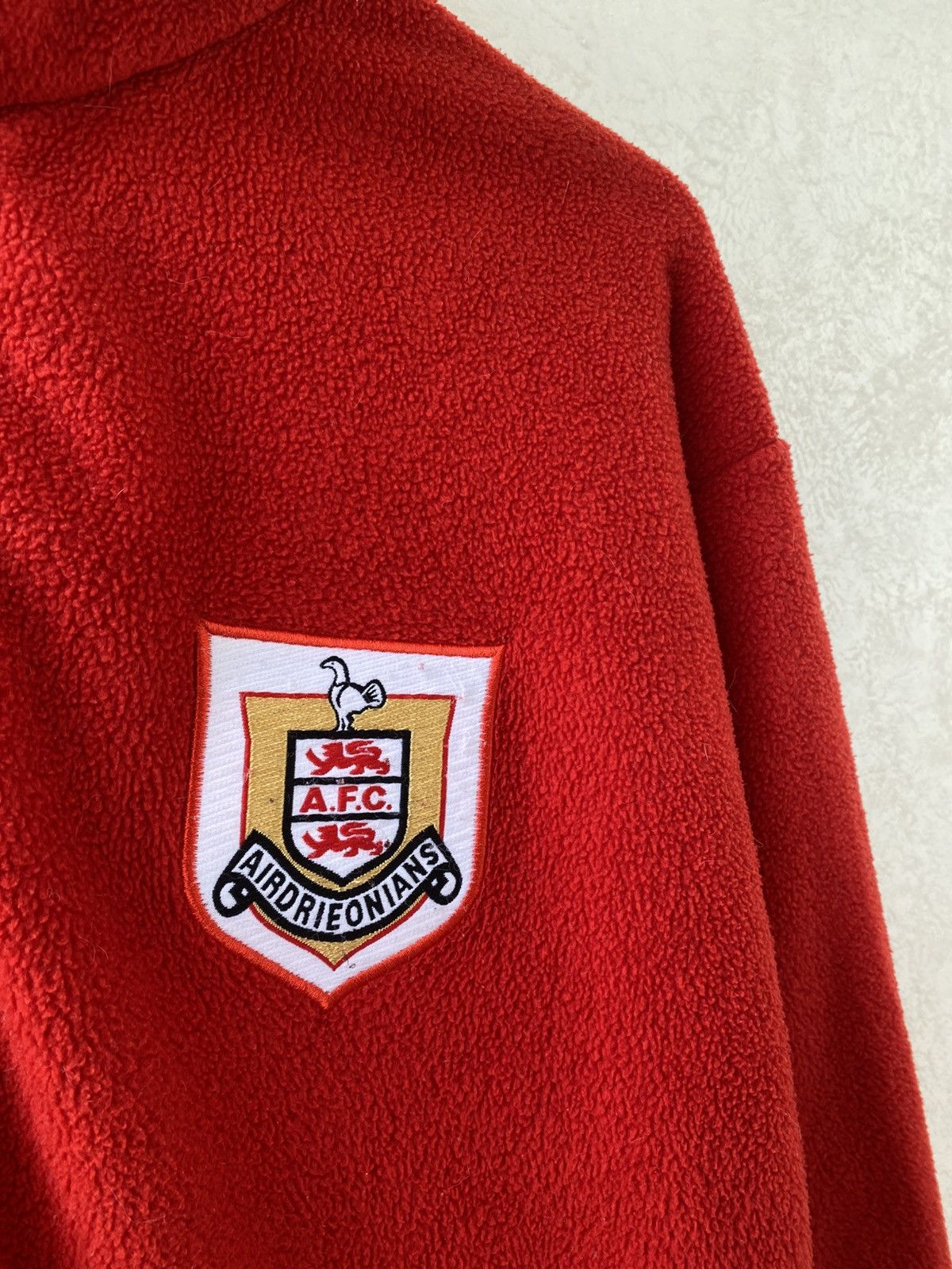 Other Vintage Airdrieonians FC Avec Fleece Soccer Training Jacket Size US S / EU 44-46 / 1 - 12 Thumbnail