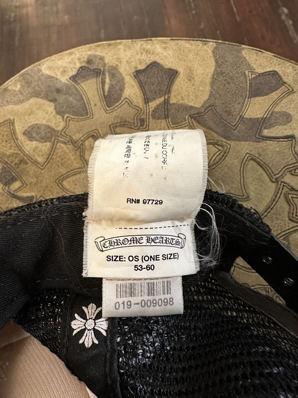 Chrome Hearts CHROME HEARTS THRASHED TRUCKER HAT Size ONE SIZE - 5 Thumbnail