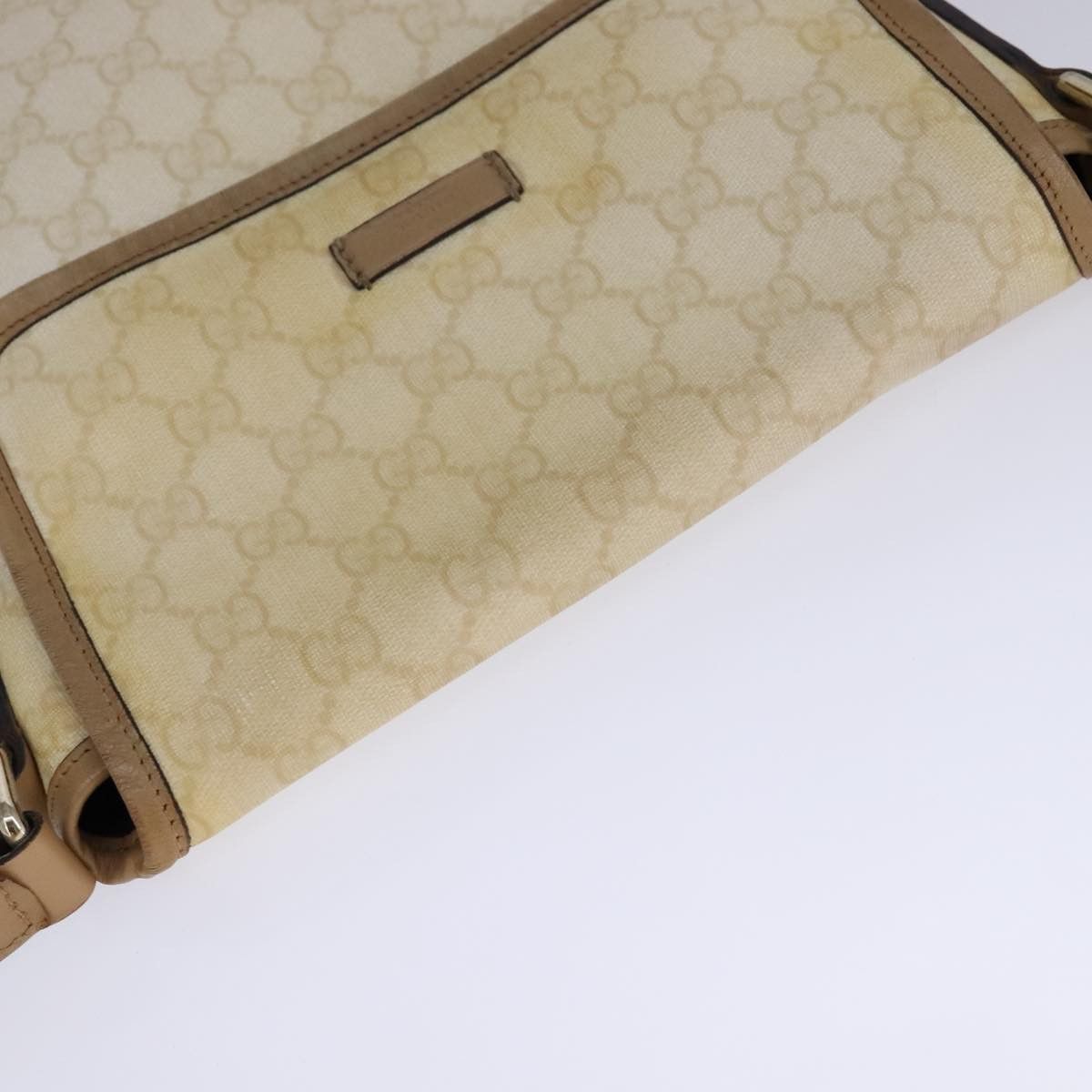 Gucci GUCCI GG Supreme Shoulder Bag Pvc Beige Gold Size ONE SIZE - 6 Thumbnail