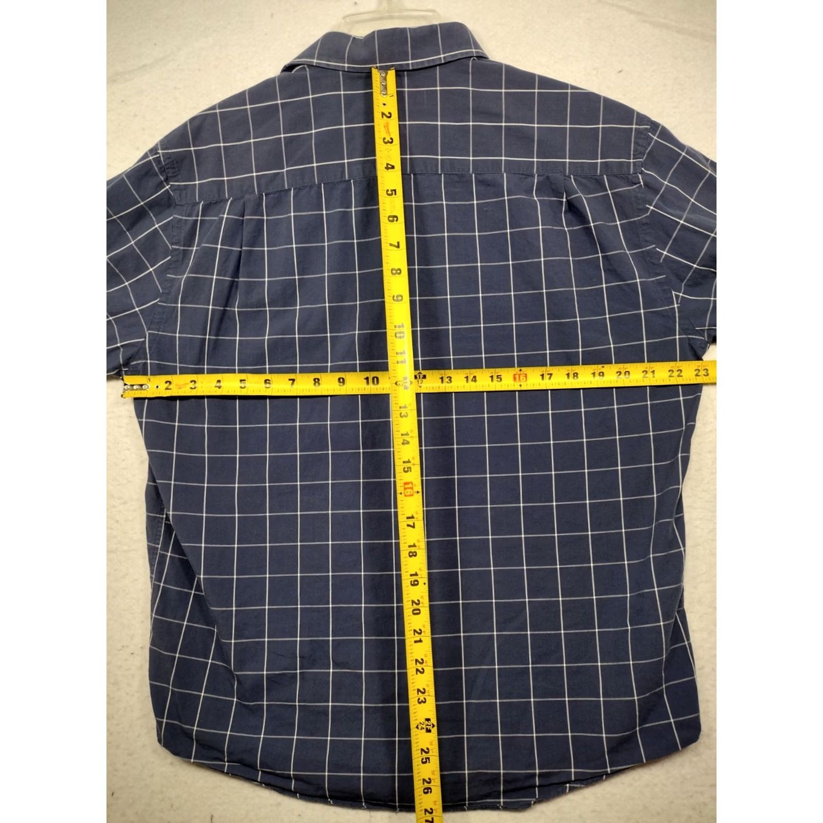 Nautica Nautica Shirt Mens Medium 15.5 34/35 Blue White Button Up Long Sleeve Casual Size US L / EU 52-54 / 3 - 7 Thumbnail