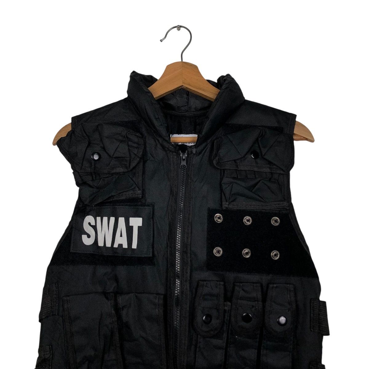 Japanese Brand VINTAGE UTILITY MULTI POCKET PARACHUTE DESIGN SWAT BIG LOGO Size US M / EU 48-50 / 2 - 5 Thumbnail