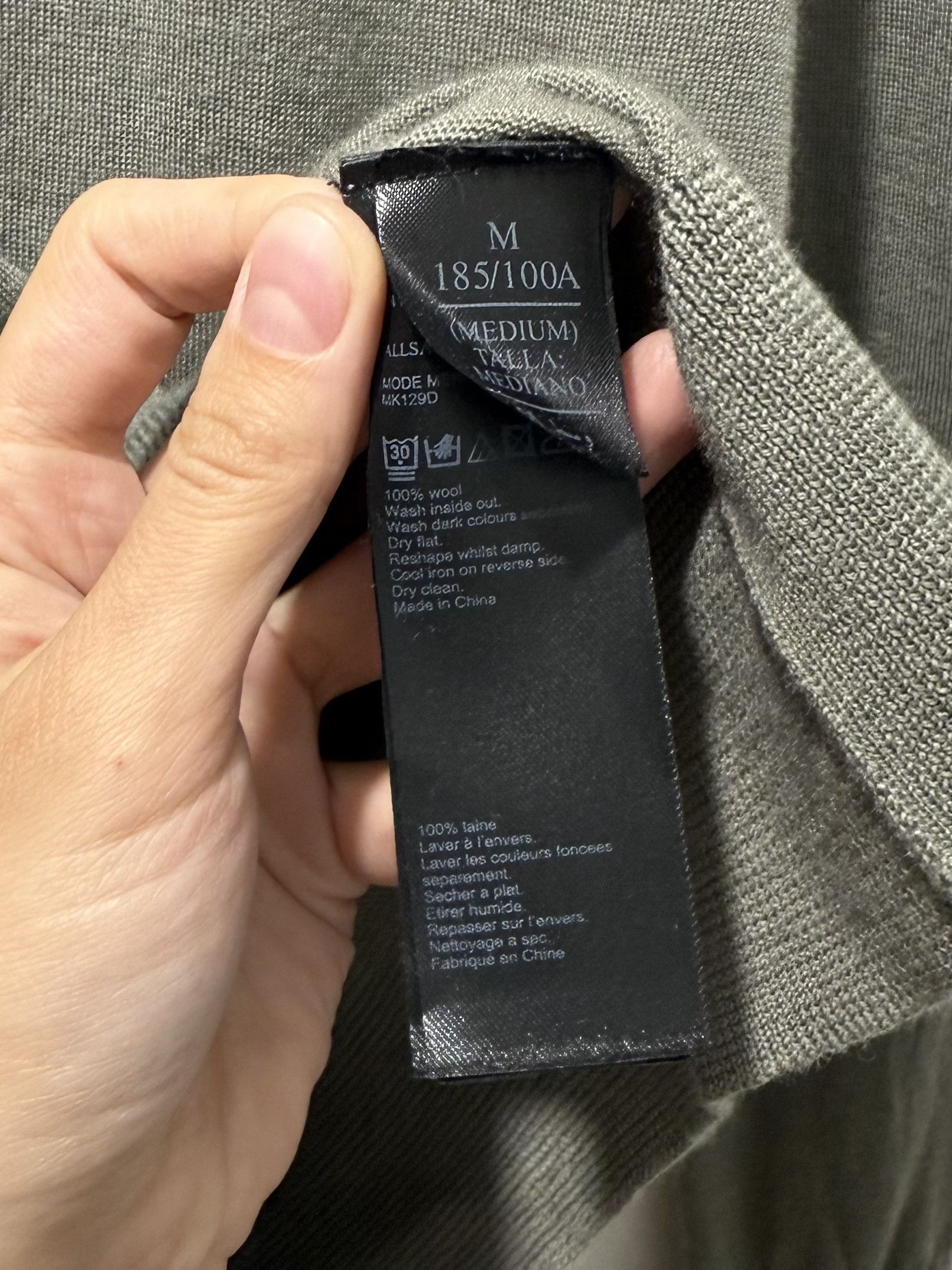 Allsaints Allsaints 100% Merino Wool Knit Sweater (M) Size US M / EU 48-50 / 2 - 3 Thumbnail