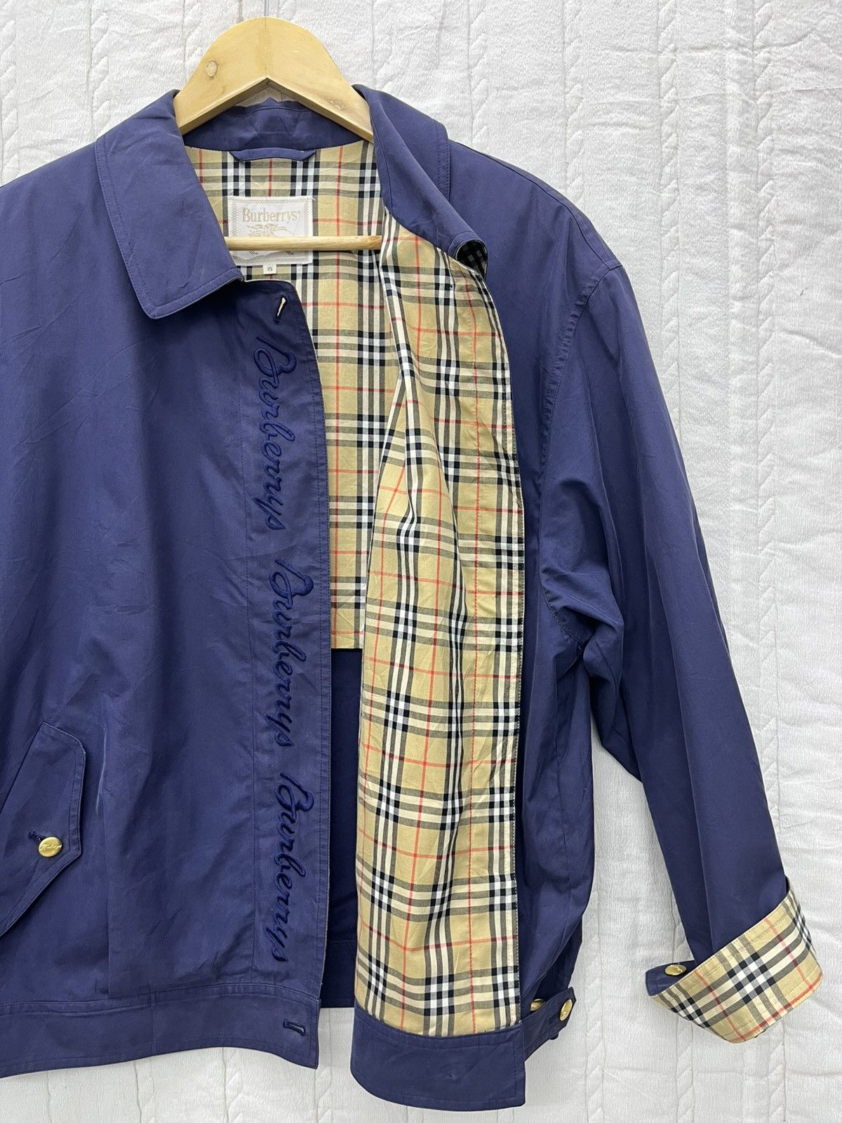 Burberry × Designer ARCHIVE🔥BURBERRY LINE NOVA CHECK JACKET Size US L / EU 52-54 / 3 - 1 Thumbnail